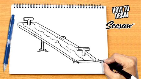 How to draw se.  In this Video, We will show You How to Draw a Seesaw Step by Ste...