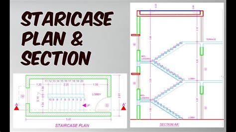 How to draw stair section in autocad
