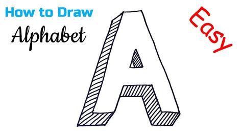 How to draw the letter a
