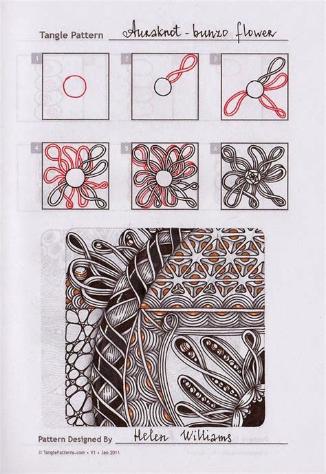 How to draw zentangle flowers a step by step guide on how to draw zentangle. - Data base systemen voor de praktijk.