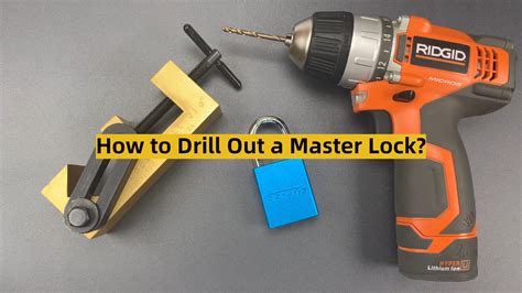 How to drill out a master combination lock.  Get insights into best practices, tools, and...