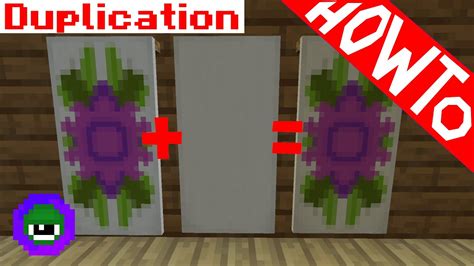 How to duplicate banners in minecraft