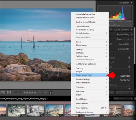 How to duplicate image in lightroom