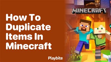 How to duplicate items in minecraft pe