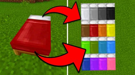 How to dye a bed in minecraft