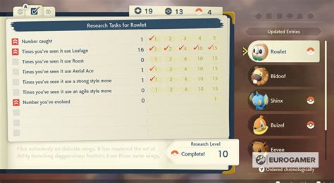 How to earn Research Points and complete Research Tasks in Pokémon Legends Arceus 