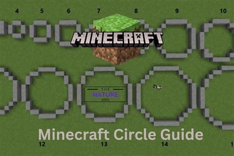 How to easily create circles in Minecraft