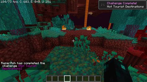 How to easily get Hot Tourist Destinations advancement in Minecraft 