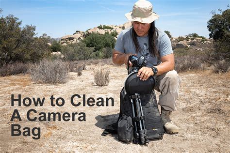 How to easily wash a camera bag at home - YouTube