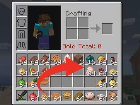 How to eat in Minecraft UI shots 1