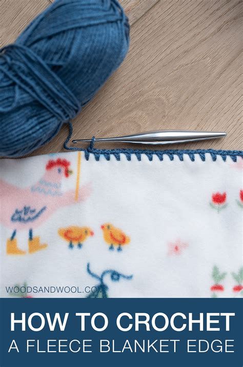 How to edge a blanket in crochet