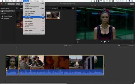 How to edit clips together in imovie