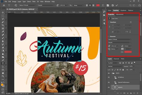 How to edit flyer in photoshop