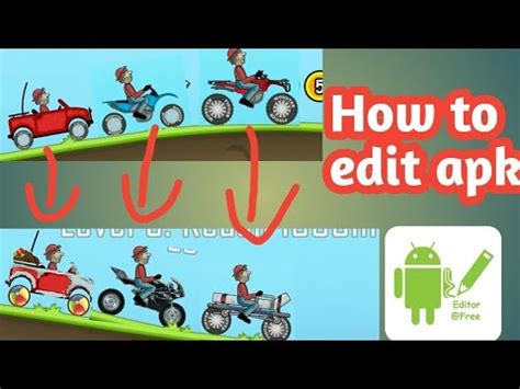 How to edit hill climb racing with apk editor simple trick