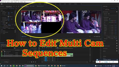 How to edit multi camera in premiere