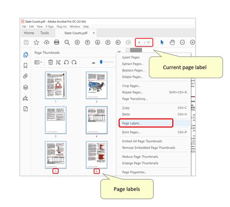 How to edit page numbers in pdf