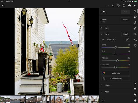 How to edit photo in lightroom cc