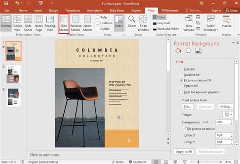 How to edit picture background in powerpoint
