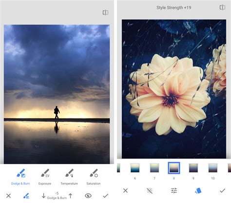 How to edit pictures in snapseed