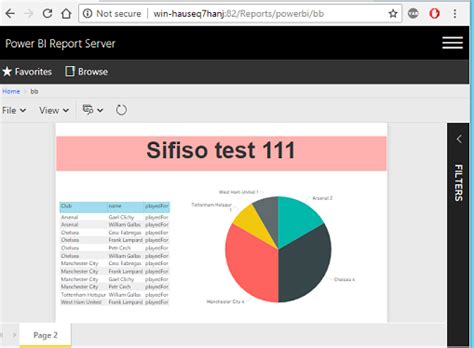 How to embed a Power BI Report Server report into an ASP Net web application