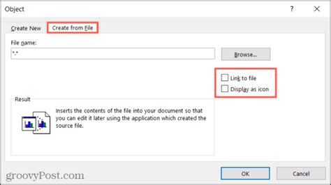 How to embed in word
