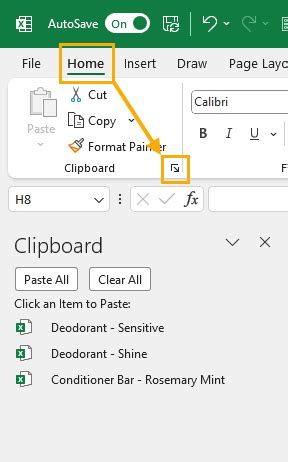 How to empty clipboard in excel