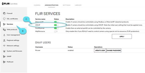 How to enable ONVIF video for automation cameras