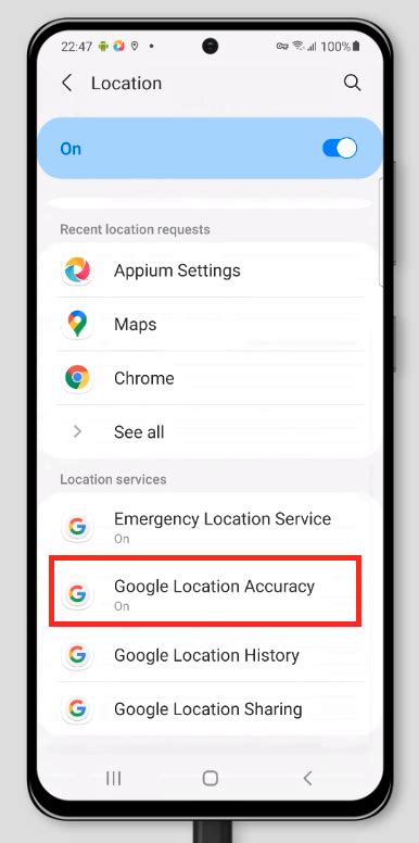 How to enable location services in android