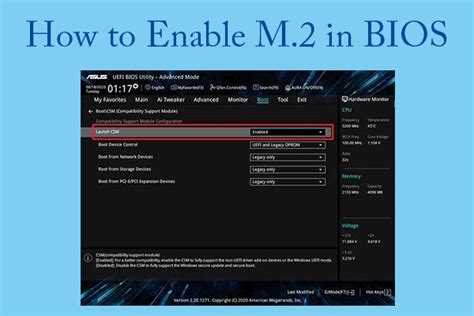 How to enable m 2 in bios rog.  Apr 12, 2022 · Enable or Disable Windo...