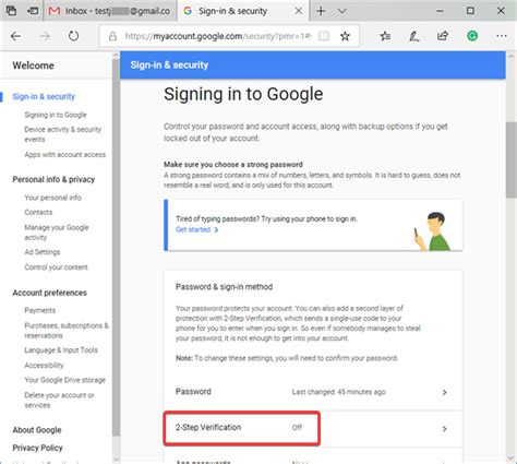 How to enable or disable 2-step verification for your …