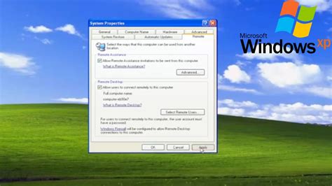 How to enable rdp in xp