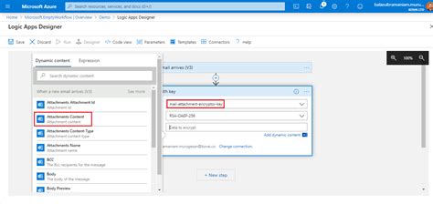 How to encrypt a file using Azure Logic App Serverless360