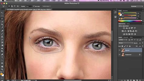 How to enlarge eyes in photoshop