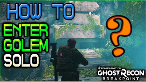 How to enter Golem Island SOLO in Ghost Recon Breakpoint