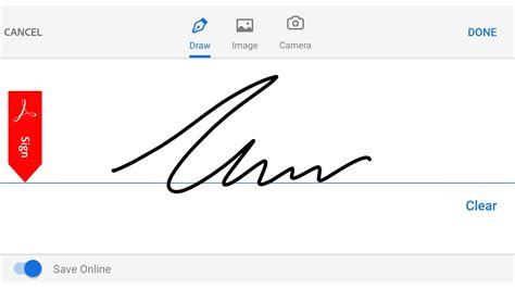 How to enter digital signature in pdf