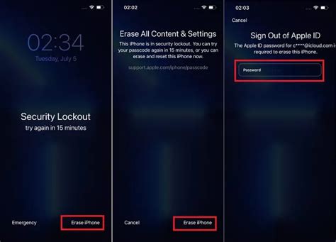 How to erase my phone without password.  However, please note that this...