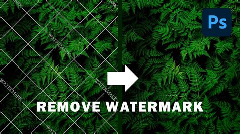 How to erase watermark in photoshop