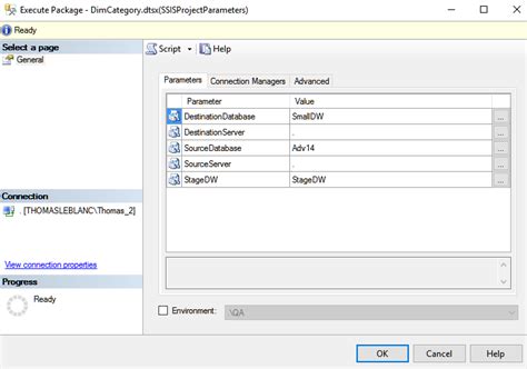 How to execute a Deployed Package from the SSIS Catalog with various options