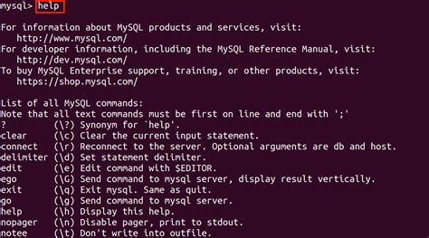 How to exit mysql in terminal ubuntu