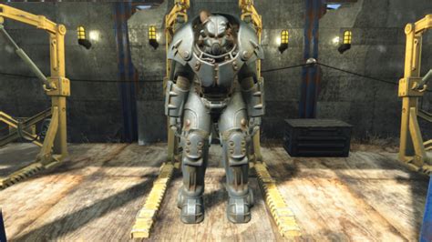 The health of the Power Armor piece is displayed on the left. Hit the Repair button (Y/Triangle/T for Xbox/PS4/PC). This will require different resources depending on the particular piece you are repairing. Mostly they’ll need Steel, but some might also require circuitry or other rare resources, which this guide will help you to locate if you .... How to exit power armor fallout 4