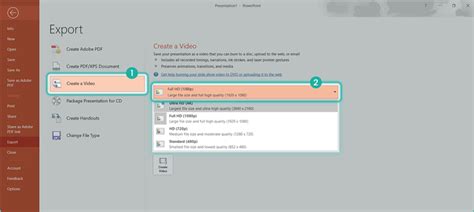 How to export a powerpoint presentation as a video.  Create high-quality videos with anim...