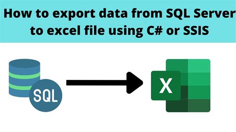 How to export data from SQL database to Excel file format