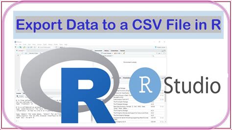 How to export to csv in r