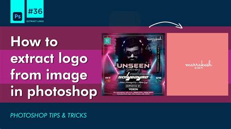 How to extract an image in photoshop