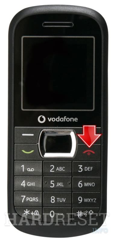 How to factory format a vodafone in sa.  Press and hold the correct combi...
