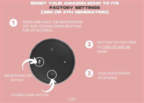 How to factory reset alexa echo.  Wait for the light ring to turn off and on again.  F...