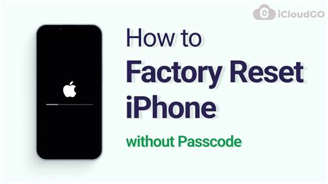 How to factory reset iphone without icloud password.  Factory Reset iPhone/iPa...