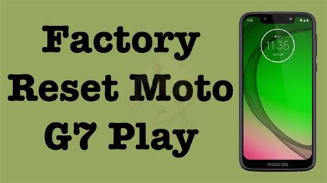 How to factory reset moto g7 power.  Use Volume buttons to scroll to Reboo...