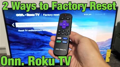 Nov 22, 2023 · Here is how to factory reset your Onn Roku TV. This way it will delete everything (data, apps, personal info).↓↓Amazon links↓↓ Replacement Remote Control : .... 