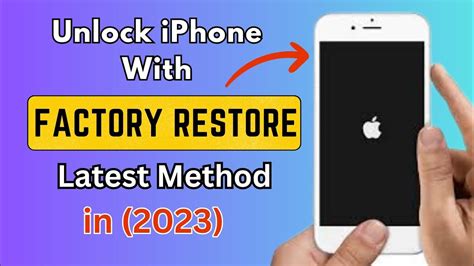 How to factory reset when iPhone crashes every time I unlock it?